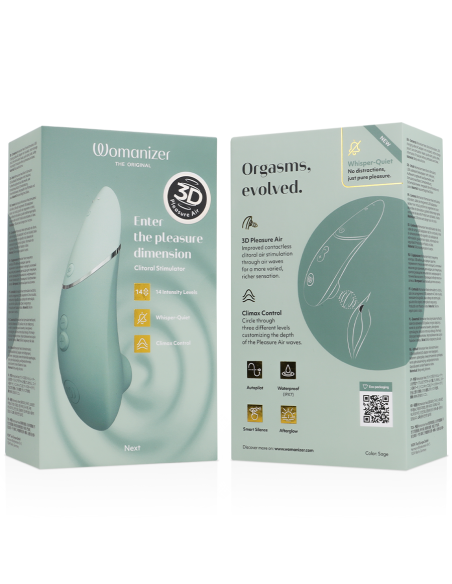 WOMANIZER NEXT ESTIMULADOR DE CLITORAS VERDE CLARO