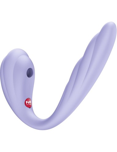 FUN FACTORY VIVACE DOBLE VIBRADOR INSERTABLE AIR PULSE VIOLETA