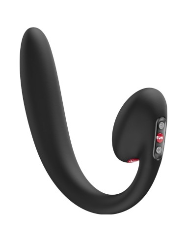 FUN FACTORY CRESCENDO DOBLE VIBRADOR INSERTABLE AIR PULSE NEGRO