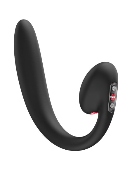 FUN FACTORY CRESCENDO DOBLE VIBRADOR INSERTABLE AIR PULSE NEGRO