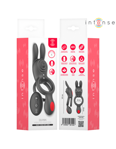INTENSE QUINN ANILLO DOBLE CON VIBRACIAN CONTROL REMOTO