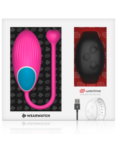 WEARWATCH HUEVO CONTROL REMOTO TECHNOLOGY WATCHME FUCSIA AZABACHE