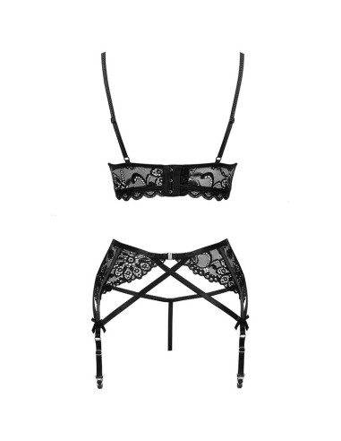 LIVCO CORSETTI FASHION MORIDAM LC 90552 SUJETADOR LIGUERO PANTY NEGRO L XL