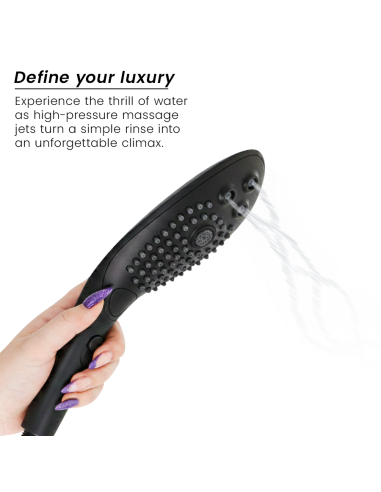 WOMANIZER WAVE CABEZAL DE DUCHA ESTIMULADOR DE CLITORAS NEGRO