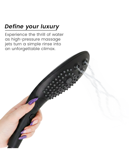 WOMANIZER WAVE CABEZAL DE DUCHA ESTIMULADOR DE CLITORAS NEGRO