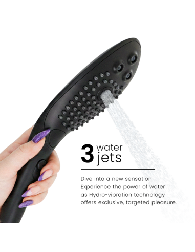 WOMANIZER WAVE CABEZAL DE DUCHA ESTIMULADOR DE CLITORAS NEGRO
