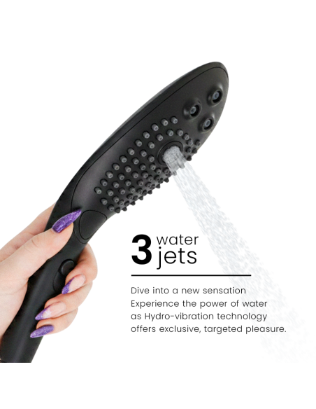 WOMANIZER WAVE CABEZAL DE DUCHA ESTIMULADOR DE CLITORAS NEGRO