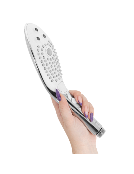 WOMANIZER WAVE CABEZAL DE DUCHA ESTIMULADOR DE CLITORAS PLATEADO