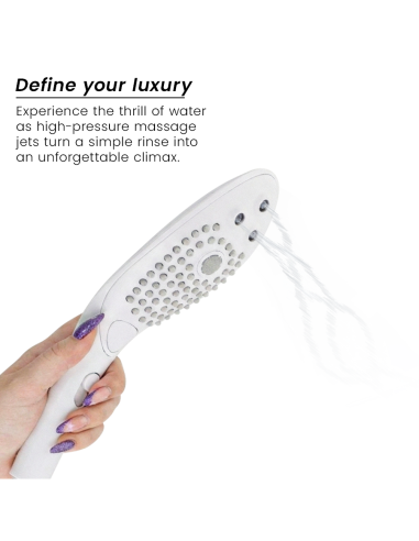 WOMANIZER WAVE CABEZAL DE DUCHA ESTIMULADOR DE CLITORAS BLANCO