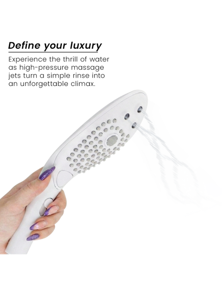 WOMANIZER WAVE CABEZAL DE DUCHA ESTIMULADOR DE CLITORAS BLANCO