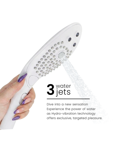WOMANIZER WAVE CABEZAL DE DUCHA ESTIMULADOR DE CLITORAS BLANCO