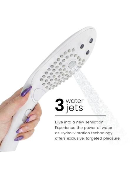 WOMANIZER WAVE CABEZAL DE DUCHA ESTIMULADOR DE CLITORAS BLANCO