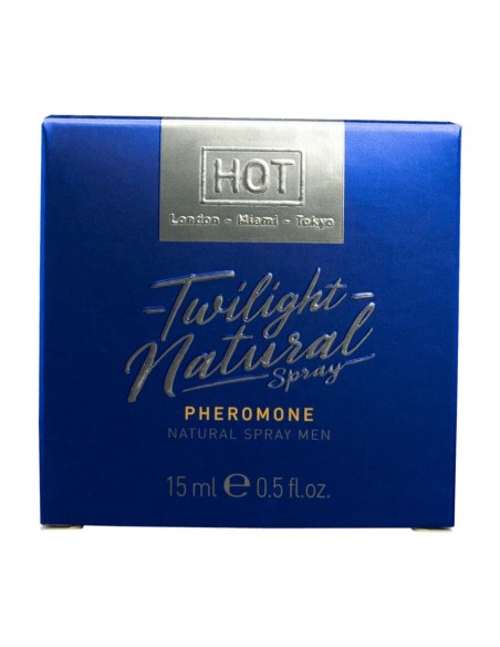 HOT TWILIGHT NATURAL CON FEROMONAS HOMBRE 15 ML
