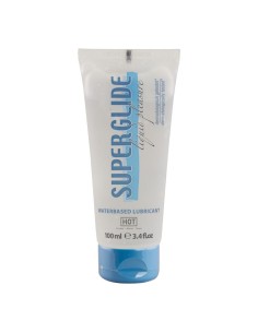 HOT SUPERGLIDE LIQUID PLEASURE LUBRICANTE BASE AGUA 100 ML