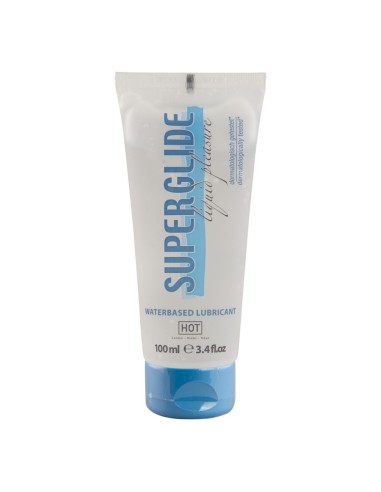 HOT SUPERGLIDE LIQUID PLEASURE LUBRICANTE BASE AGUA 100 ML