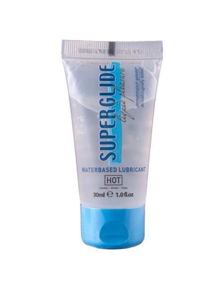 HOT SUPERGLIDE LIQUID PLEASURE LUBRICANTE BASE AGUA 30 ML