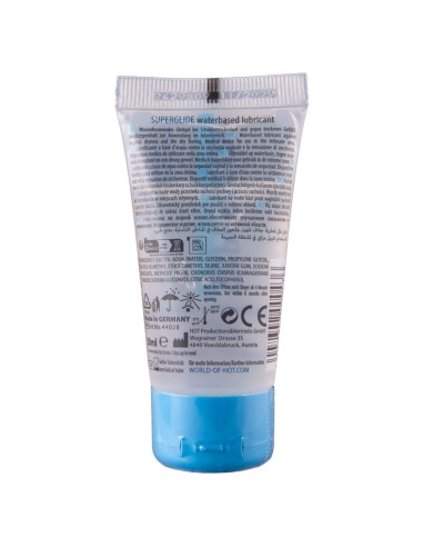 HOT SUPERGLIDE LIQUID PLEASURE LUBRICANTE BASE AGUA 30 ML