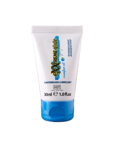 HOT EXXTREME GLIDE LUBRICANTE BASE AGUA ACEITE CONFORT A 30 ML