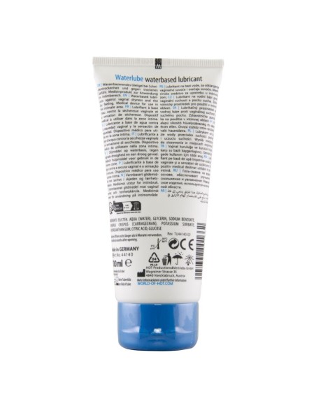 HOT WATER LUBE LUBRICANTE BASE AGUA AGUA DE MANANTIAL 100 ML