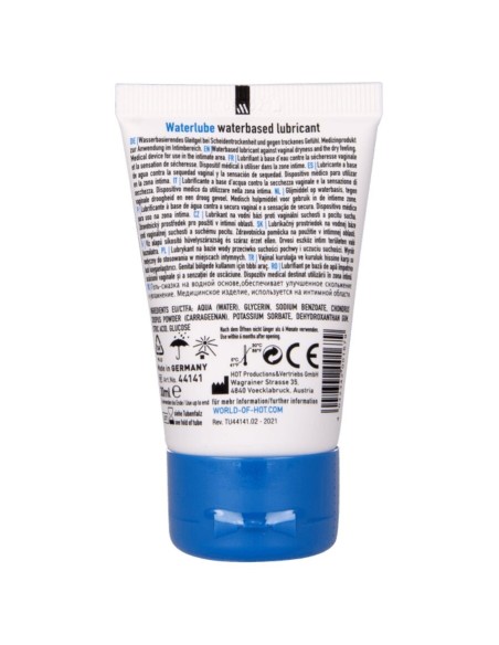 HOT WATER LUBE LUBRICANTE BASE AGUA AGUA DE MANANTIAL 30 ML