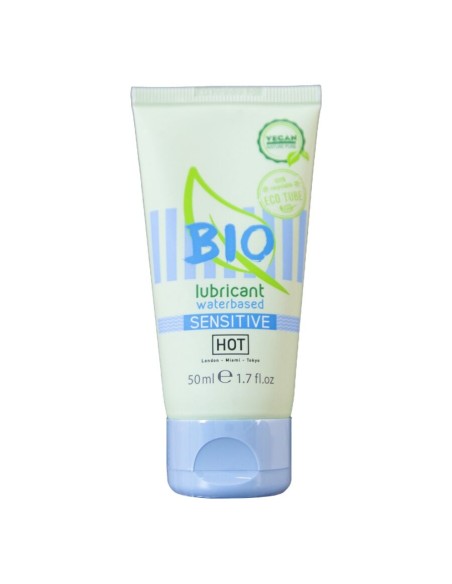 HOT BIO LUBRICANT LUBRICANTE BIO BASE AGUA SENSIBLE 50 ML