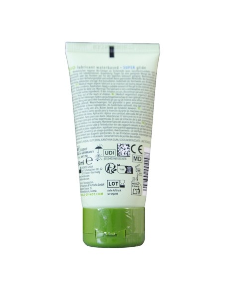 HOT BIO LUBRICANT LUBRICANTE BIO BASE AGUA SUPERGLIDE 50 ML