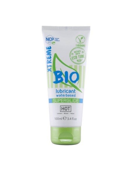 HOT BIO LUBRICANT LUBRICANTE BIO BASE AGUA SUPERGLIDE XTREME 100 ML