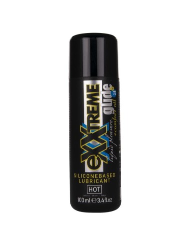 HOT EXXTREME GLIDE LUBRICANTE BASE SILICONA ACEITE CONFORT A 100 ML