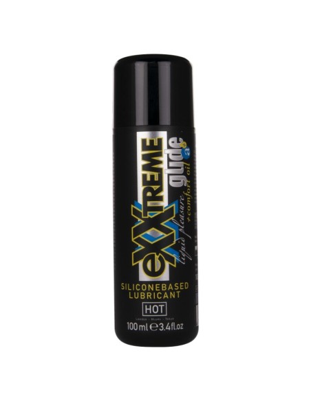 HOT EXXTREME GLIDE LUBRICANTE BASE SILICONA ACEITE CONFORT A 100 ML