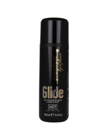HOT PREMIUM SILICONE GLIDE LUBRICANTE BASE SILICONA 100 ML