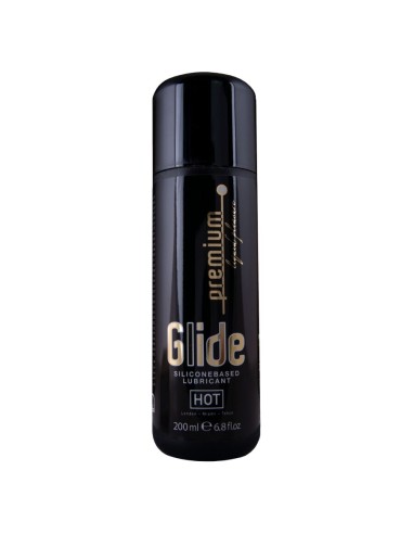 HOT PREMIUM SILICONE GLIDE LUBRICANTE BASE SILICONA 200 ML