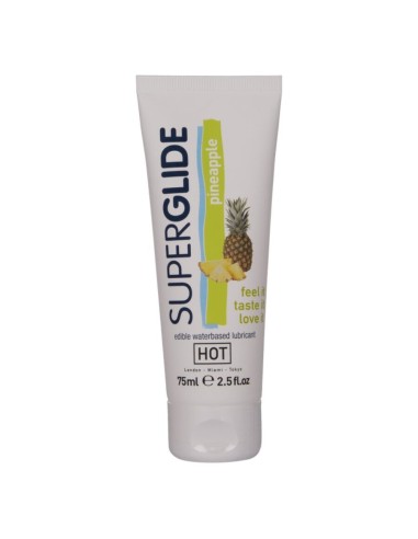 HOT SUPERGLIDE LUBRICANTE COMESTIBLE BASE AGUA PIAA 75 ML