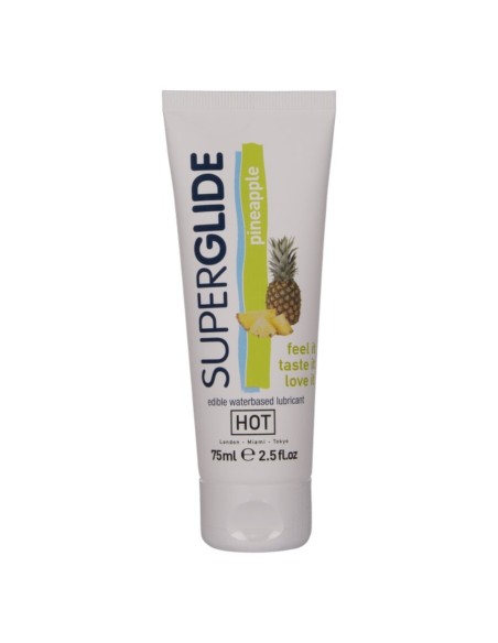 HOT SUPERGLIDE LUBRICANTE COMESTIBLE BASE AGUA PIAA 75 ML