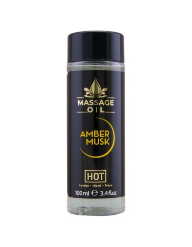 HOT ACEITE DE MASAJE AMBER MUSK 100 ML
