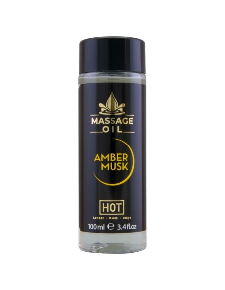HOT ACEITE DE MASAJE AMBER MUSK 100 ML