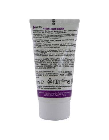 HOT V ACTIV CREMA ESTIMULANTE PARA MUJER 50 ML