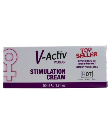 HOT V ACTIV CREMA ESTIMULANTE PARA MUJER 50 ML