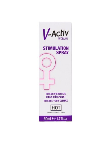 HOT V ACTIV SPRAY ESTIMULANTE PARA MUJER 50 ML