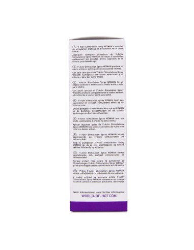 HOT V ACTIV SPRAY ESTIMULANTE PARA MUJER 50 ML