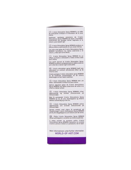 HOT V ACTIV SPRAY ESTIMULANTE PARA MUJER 50 ML