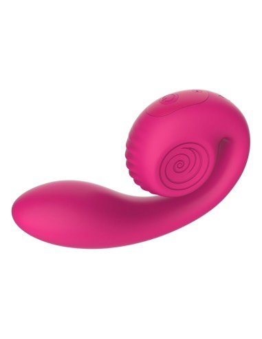 SNAIL VIBE GIZI LITE VIBRADOR DUAL PUNTO G Y CLATORIS ROSA