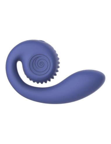 SNAIL VIBE GIZI LITE VIBRADOR DUAL PUNTO G Y CLATORIS MORADO