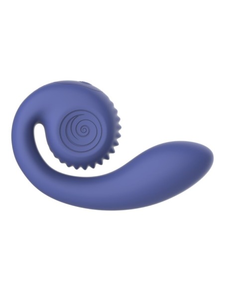 SNAIL VIBE GIZI LITE VIBRADOR DUAL PUNTO G Y CLATORIS MORADO