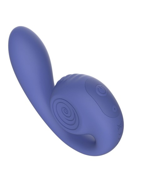 SNAIL VIBE GIZI LITE VIBRADOR DUAL PUNTO G Y CLATORIS MORADO