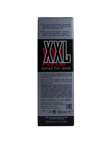 HOT SPRAY XXL PARA HOMBRE 50 ML