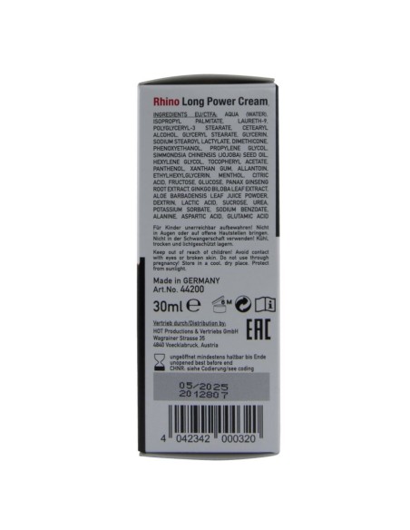 HOT RHINO LONG POWER CREMA 30 ML