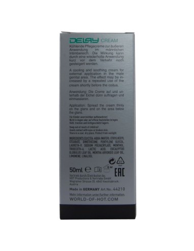 HOT CREMA RETARDANTE 50 ML