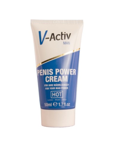 HOT V ACTIV PENIS POWER CREMA PARA HOMBRE 50 ML