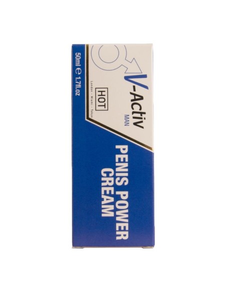 HOT V ACTIV PENIS POWER CREMA PARA HOMBRE 50 ML