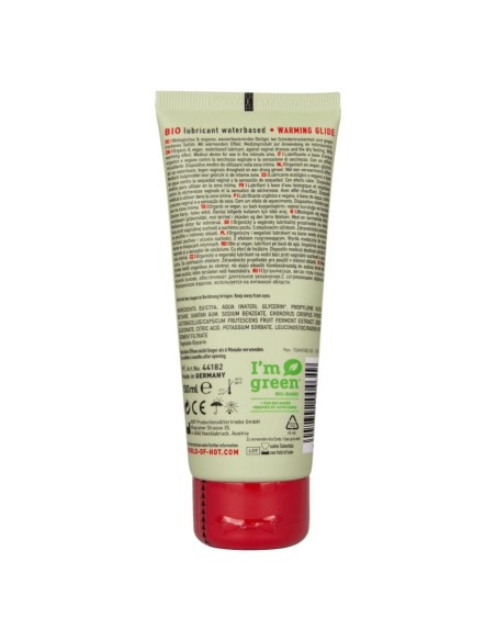 HOT BIO LUBRICANT LUBRICANTE BIO BASE AGUA EFECTO CALOR 100 ML